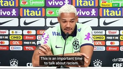 Joelinton calls for change following Vinicius racist abuse