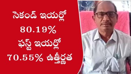 శ్రీకాకుళం: ఇంటర్ సప్లమెంటరీ ఫలితాలు విడుదల... ఎంతమంది పాసయ్యారంటే..?