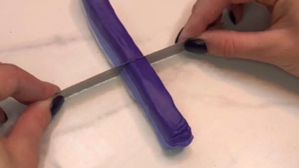 Clay Artist makes astounding pink and purple crocus hair pins with polymer clay