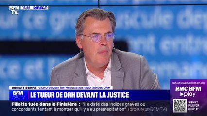 Procès du tueur de DRH: "On a une fonction qui génère une confusion entre la personne et la fonction", pour Benoît Serre (Association nationale des DRH)