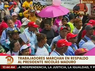 Bolívar | Clase Obrera de Guayana marchan en respaldo al Presidente Nicolás Maduro