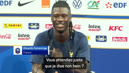 Bleus - Camavinga ne tombe dans le piège suite à question sur l'effectif de Gibraltar