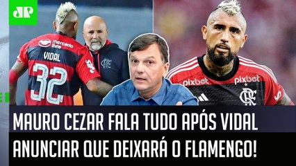 "O que CERTAMENTE INCOMODA o Vidal é que..." Mauro Cezar FALA TUDO sobre SAÍDA do Flamengo!