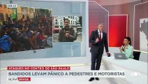 Bandidos levam pânico a pedestre e motoristas no centro de SP