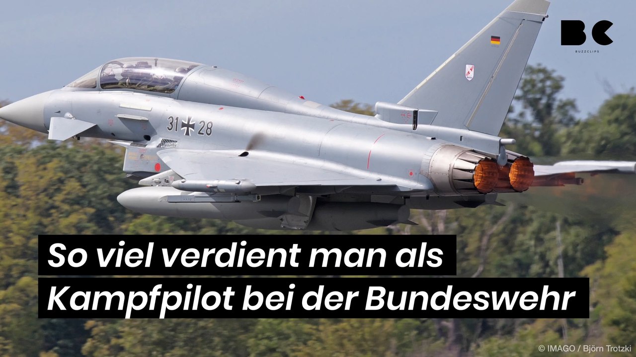 So viel verdient man als kampfpilot bei der bundeswehr