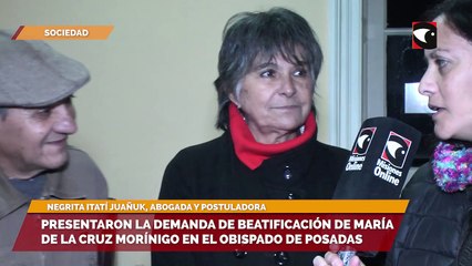 Presentaron la demanda de beatificación de María de la Cruz Morínigo en el Obispado de Posadas
