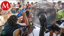Piden a escuelas tomar medidas ante la ola de calor