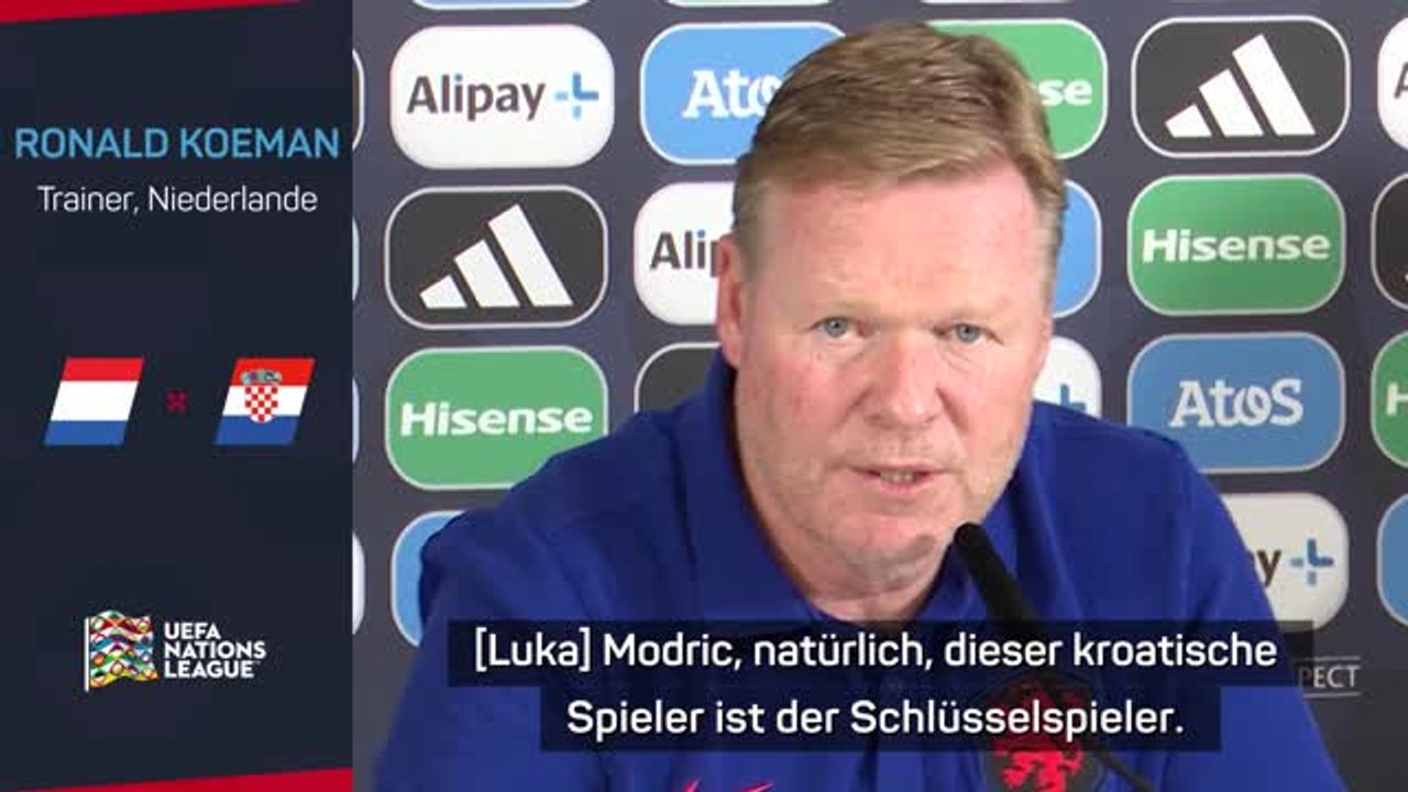 Koeman will Modric unbedingt ruhig halten