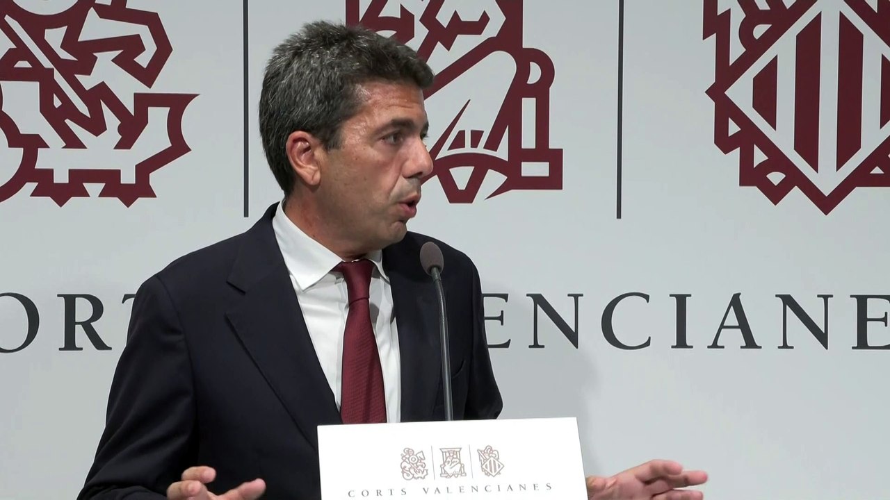 Mazón quiere poner en marcha "lo antes posible" el Gobierno valenciano con Vox