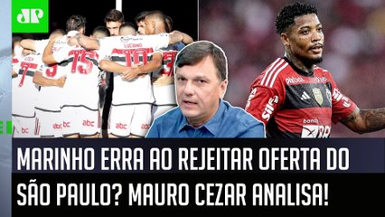 "Pô, se o Marinho GANHAR R$ 500 MIL por mês no São Paulo nesse contrato..." Mauro Cezar FALA A REAL!