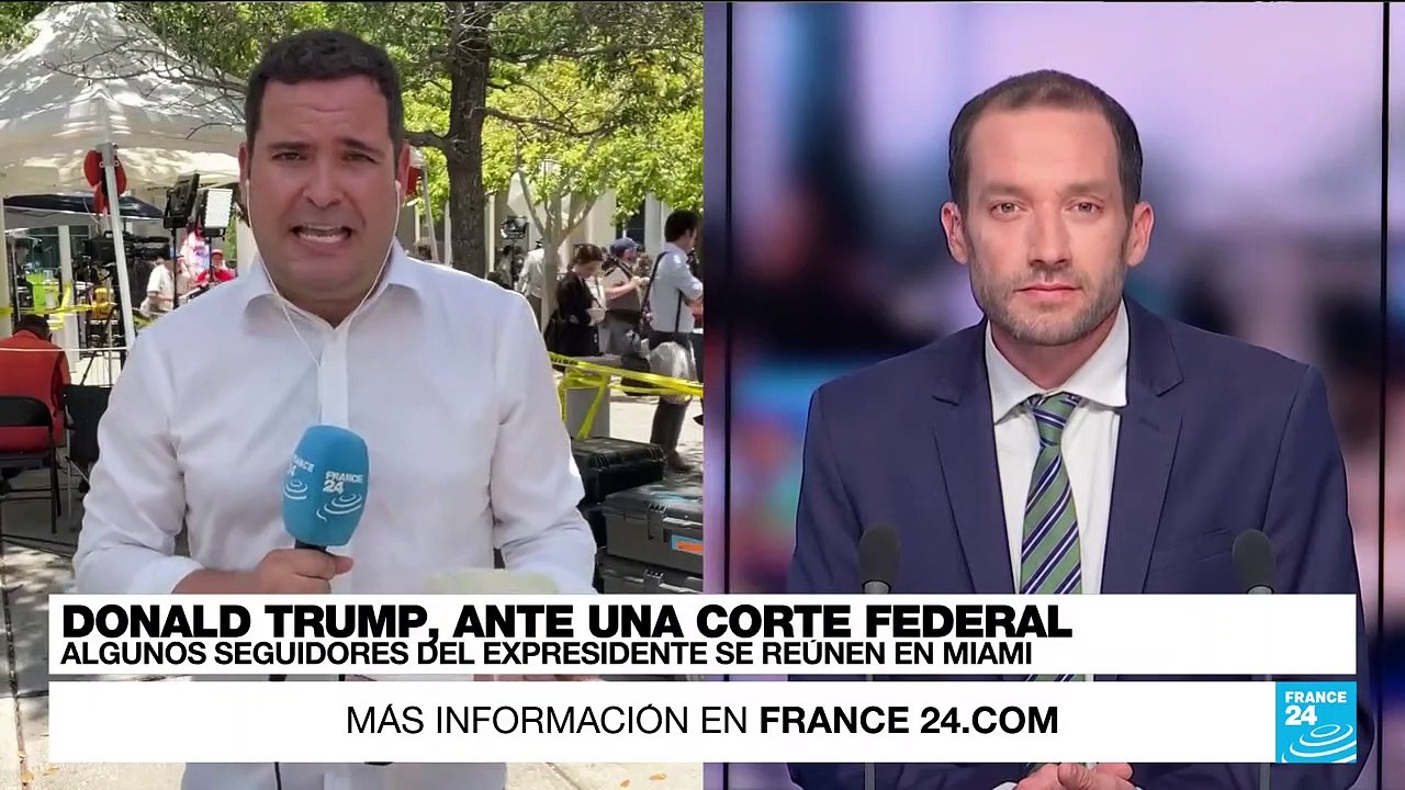 Informe desde Miami: tensión ante la comparecencia de Donald Trump ante una corte federal