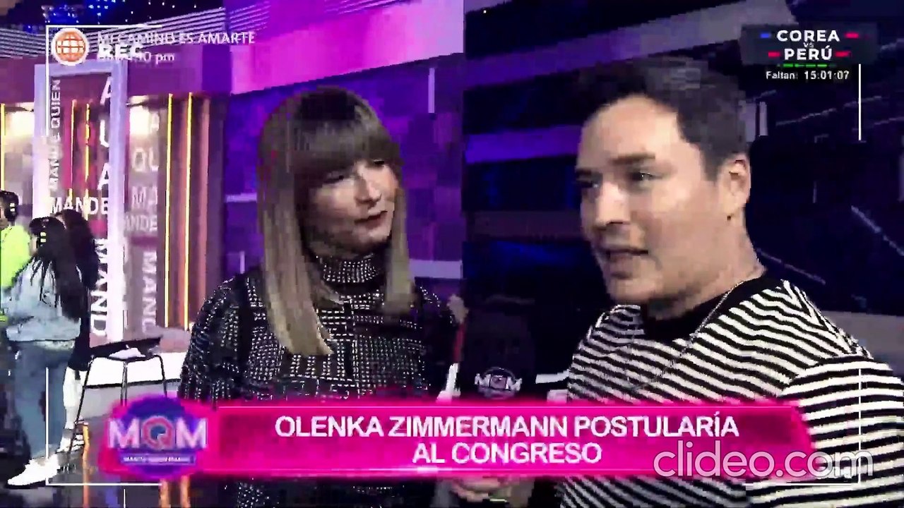 Olenka Zimmermann incursionaría en política