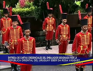 Presidente Maduro recibe cartas credenciales del Embajador de la República Oriental del Uruguay