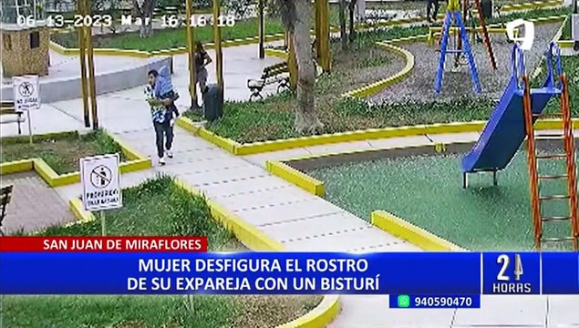 SJM: mujer desfigura a su expareja y lo denuncia por agresión