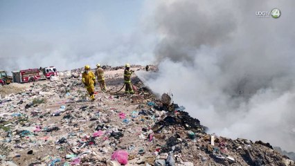 La exposición de residuos propició el incendió del basurero de Colotlán