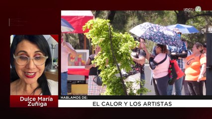 El calor y los artistas: Dulce María Zúñiga