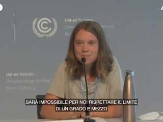 Greta Thunberg: "Prioritario eliminare i combustibili fossili"