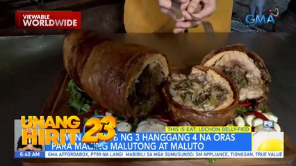 This is Eat- Lechon belly from Marikina City, ating tikman with Kaloy Tingcungco | Unang Hirit