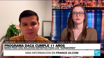 José Muñoz: 'DACA no nos da un camino hacia la ciudadanía en Estados Unidos'