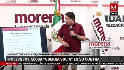 Polevnsky acusa de "guerra sucia" al negarle el registro a contienda de 'corcholatas'