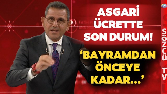 Asgari Ücret İçin İlk Toplantı Gerçekleşti! Fatih Portakal Son Durumu Akatardı