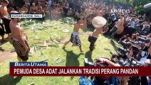Pemuda Desa Adat Tenganan Pegringsingan Bali Gelar Tradisi Perang Pandan