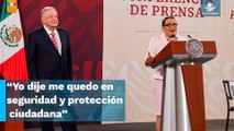 “Me quedo en el cargo”: Rosa Icela Rodríguez revela que rechazó dos propuestas