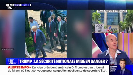 Comparution de Donald Trump: "Tout le schéma qui se passe porte atteinte à sa présomption d'innocence", pour Randy Yaloz (Republicans Overseas France)