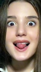 Cute girl act on daily motion