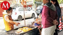Ola de calor afecta a vendedores puestos de comida en las calles de la Ciudad de México