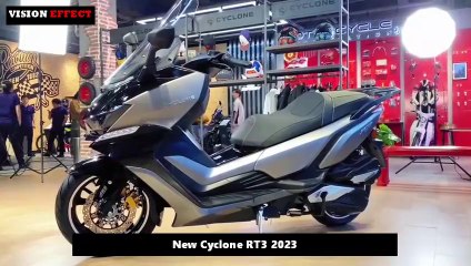 Keyless start, Dual channel ABS, Super Wide TFT Full Color Display, New Cyclone RT3 2023