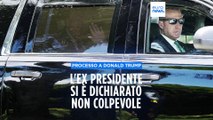 Stati Uniti, Donald Trump si dichiara non colpevole