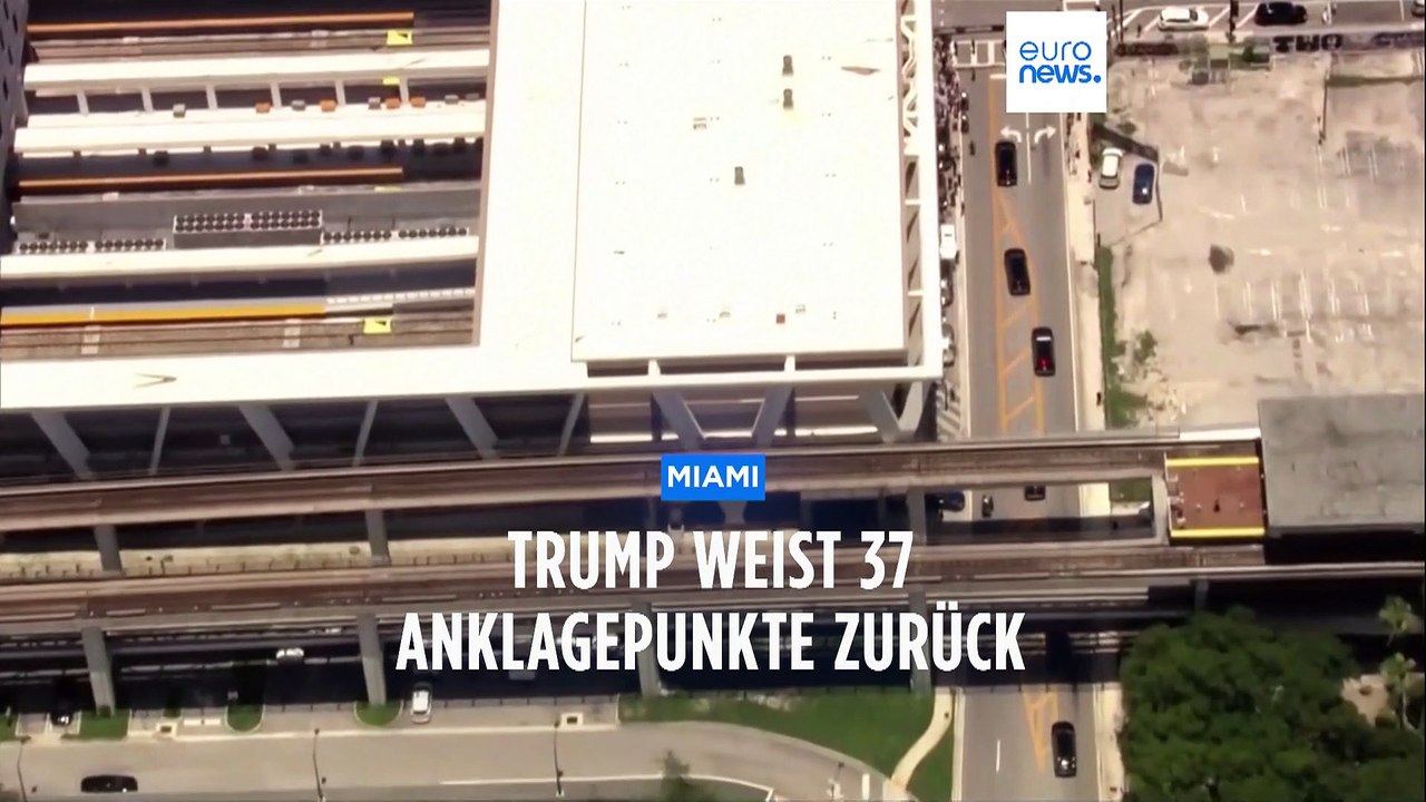 Trump beteuert vor Gericht: „Nicht schuldig“