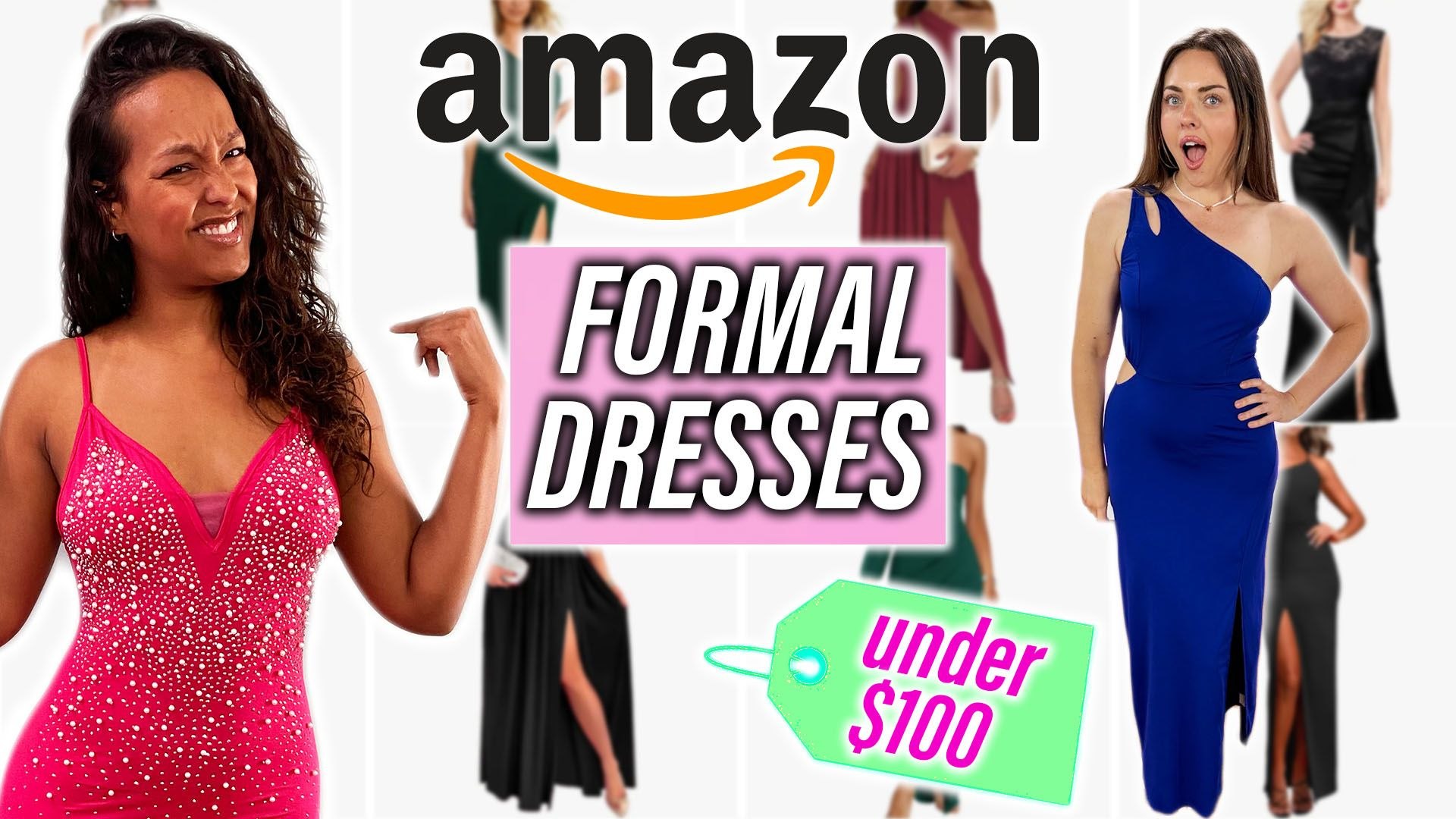 Reviewing Amazon Formal Dresses! under $100 - video Dailymotion