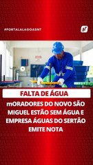 Falta de água em bairro deixa moradores furiosos, empresa de fornecimento emite nota