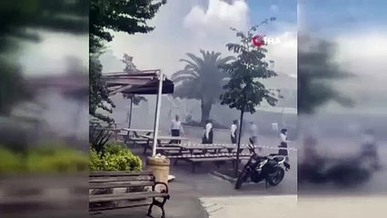 Incendie effrayant à la faculté de médecine Capa