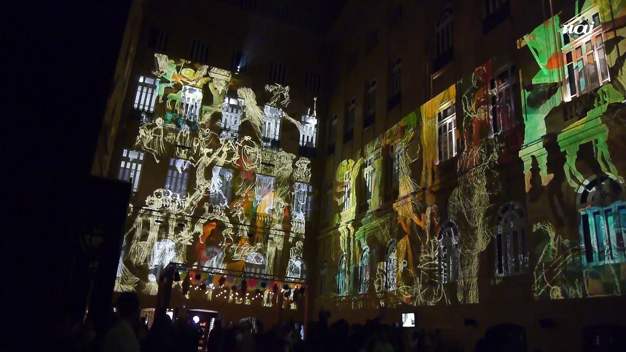 Projeções Portinari imensos, no CCBB