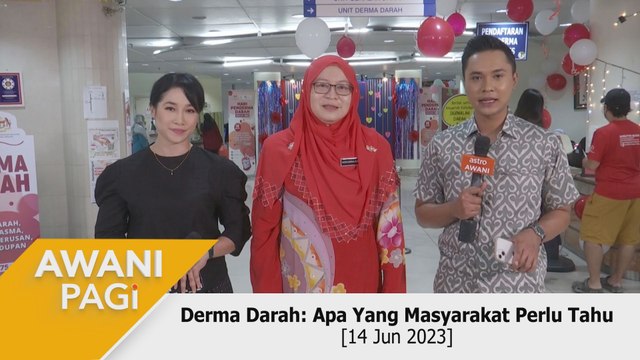 AWANI Pagi: Derma darah - Apa yang masyarakat perlu tahu