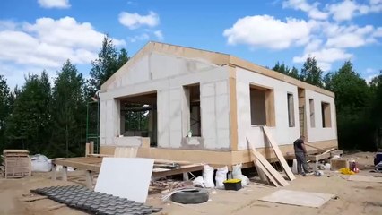 A warm house in four days. From start to finish