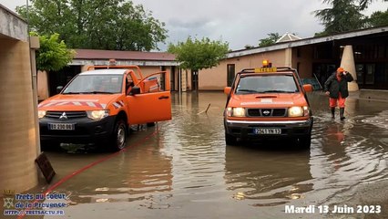 Grosses inondations sur TRETS 13JUIN2023 - PARTIE 2