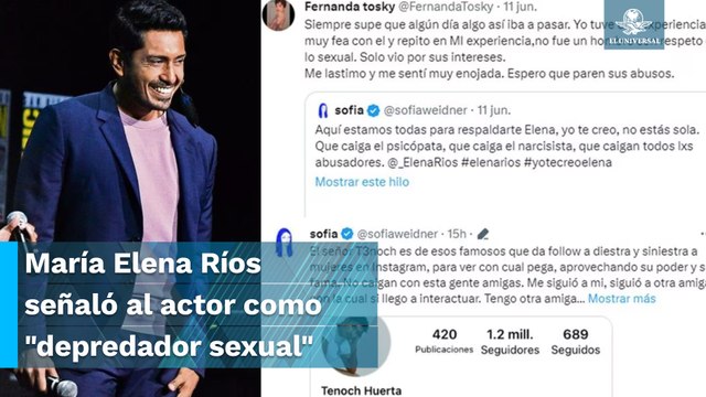 Tenoch Huerta en la mira: artistas se unen a denuncias por supuestos abusos sexuales