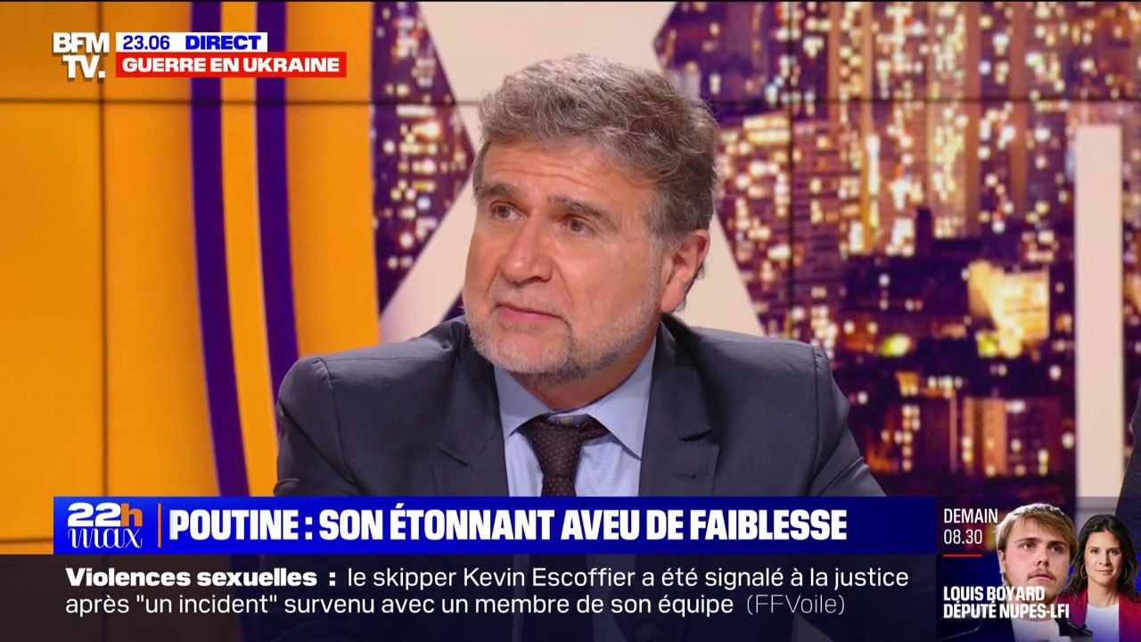 Guerre en Ukraine: "Il est étonnant de voir le chef du Kremlin qui reconnaît que les frontières russes n'ont pas été bien protégées", pour Ulysse Gosset