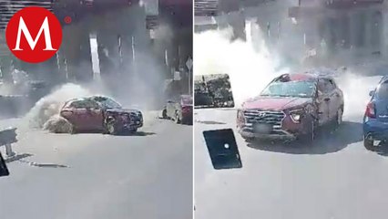 En Celaya, automovilistas quedan atrapados en una balacera entre policías y presuntos criminales