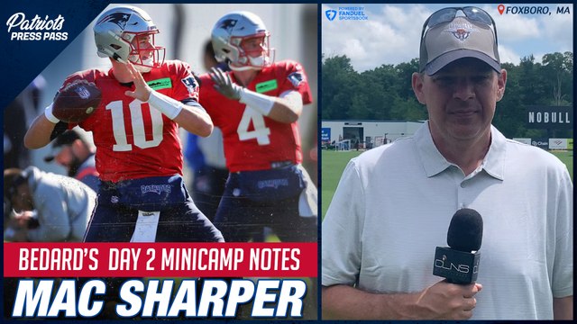 Bedard: Mac Jones 'Much Sharper' Than Bailey Zappe on Day 2 of Patriots Minicamp