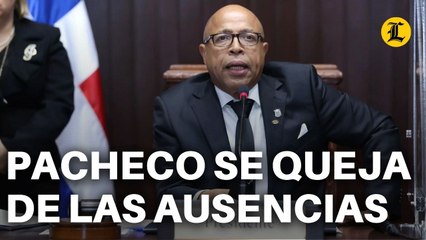 ALFREDO PACHECO SE QUEJA DE QUE DIPUTADOS NO QUIEREN TRABAJAR POR ESTAR HACIENDO CAMPAÑA ELECTORAL