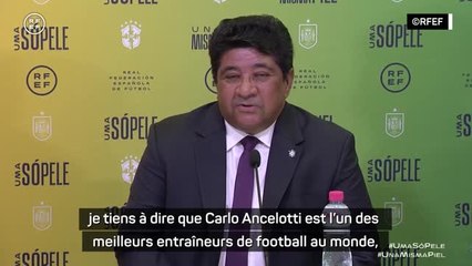 Brésil - Rodrigues : “Les jeunes footballeurs veulent avoir un entraîneur comme Ancelotti”