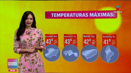 Ola de calor se mantendrá en gran parte del país