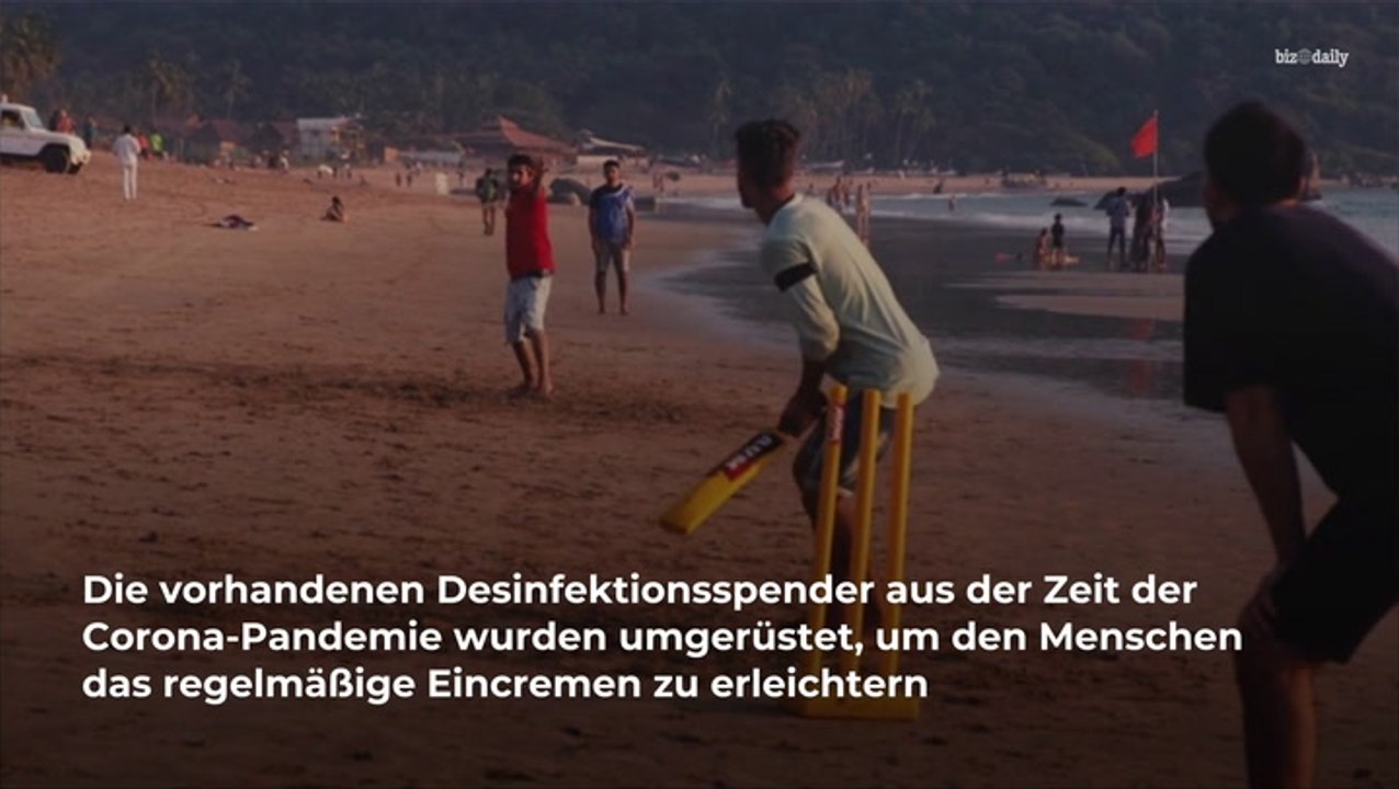 Niederlande: Kostenlose Sonnencreme-Spender aufgestellt