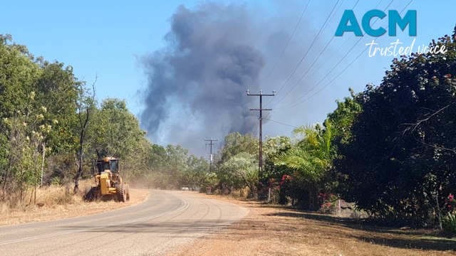 Freight train derailment causes major fire outside Katherine, NT