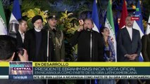 Pdte. de Irán y Nicaragua ofrecen declaraciones en el marco de la visita del mandatario iraní a Managua